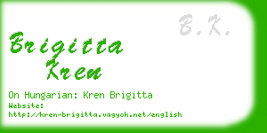brigitta kren business card